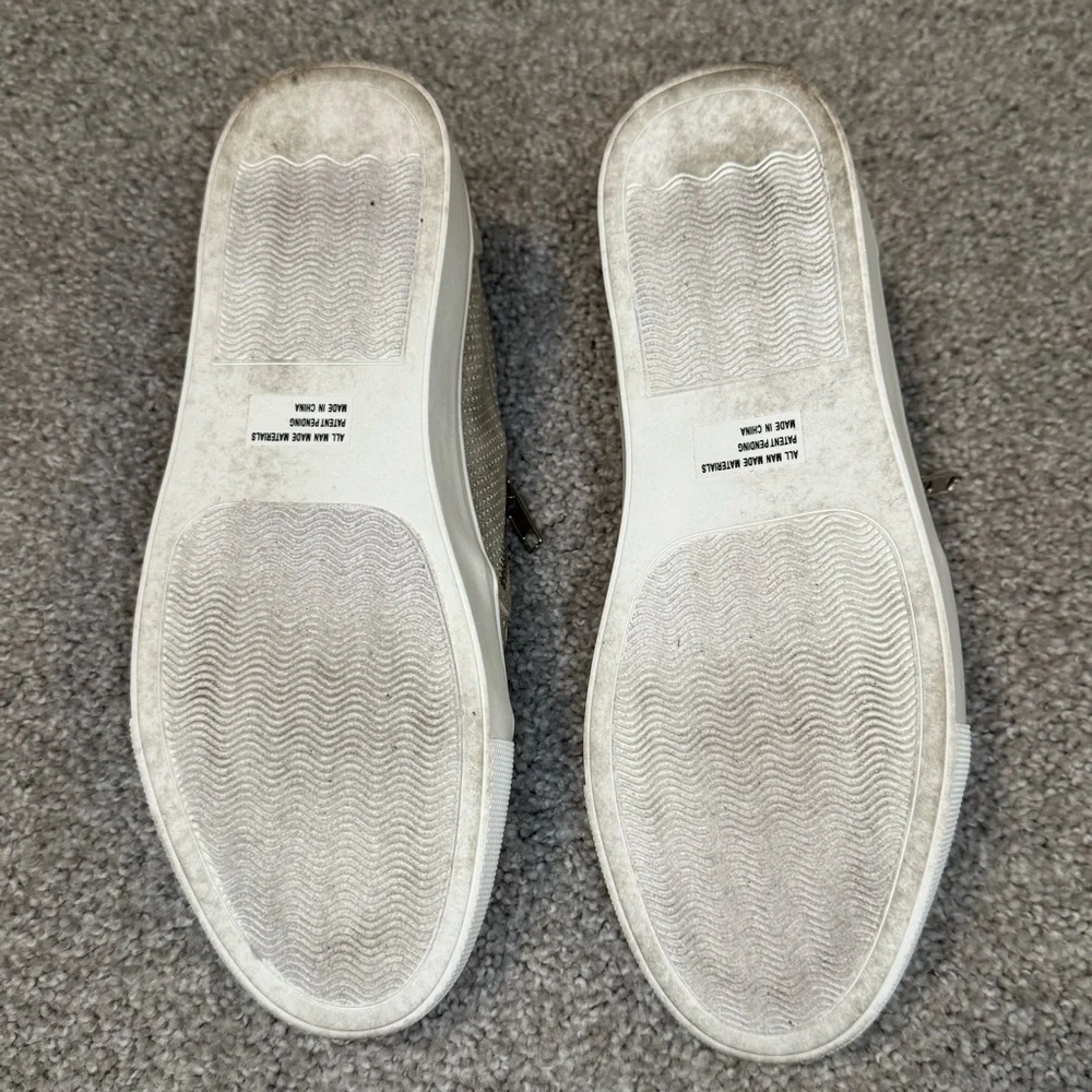 Report Slip-On Sneakers Gold Metallic Size 9.5 - Picture 4 of 7
